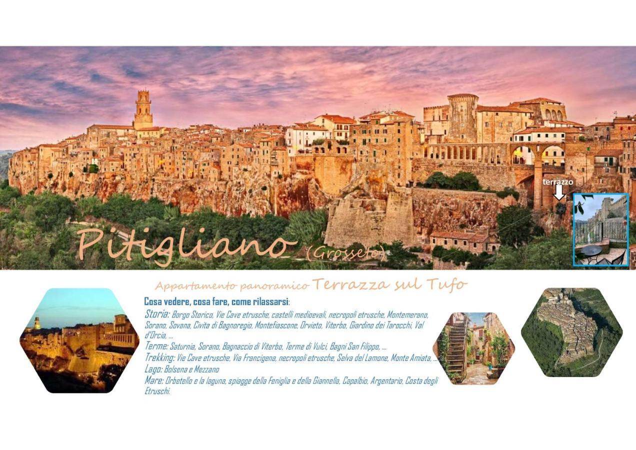 Terrazza sul Tufo Villa Pitigliano Esterno foto